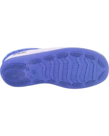 CUQUE 55116BRINDO Zapatillas de casa de mujer azul AZUL