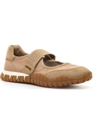 SAPATILHAS CASUAL ESTILO MARY JANE COM FECHO DE VELCRO MTNG 60050 BEIGE