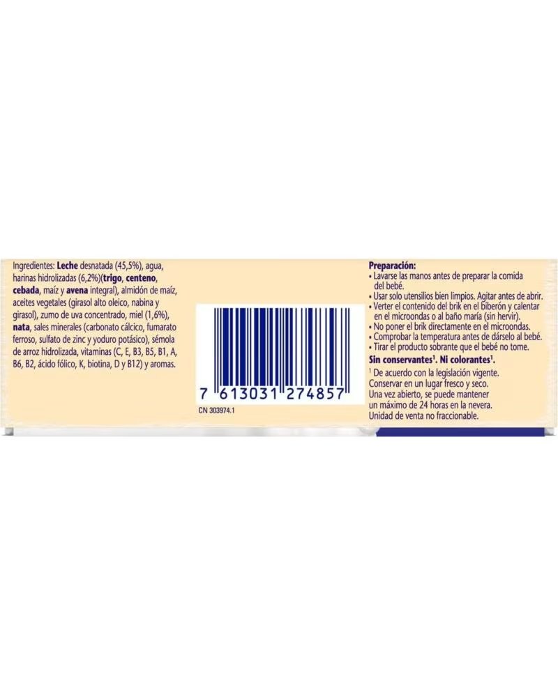 NESTLÉ PAPA LÁCTEA 8 CEREAIS COM MEL