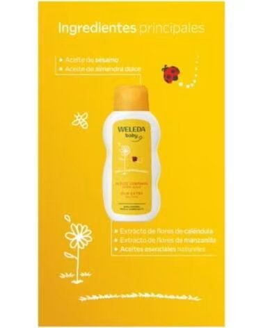 WELEDA ÓLEO DE CALÊNDULA PARA BEBÉ E CRIANÇA 200 ML