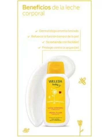 WELEDA BABY LOÇÃO CORPORAL DE CALÊNDULA 200ML