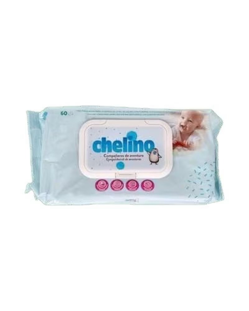 CHELINO FASHION & LOVE LINGETTES HUMIDES POUR ENFANTS 60 UNITÉS