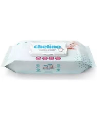 CHELINO FASHION & LOVE LINGETTES HUMIDES POUR ENFANTS 60 UNITÉS