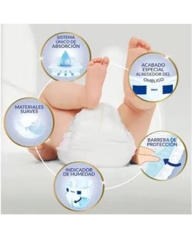 DODOT SENSITIVE T-0 FALDAS PARA BEBÉS PREMATUROS MENORES DE 3KG