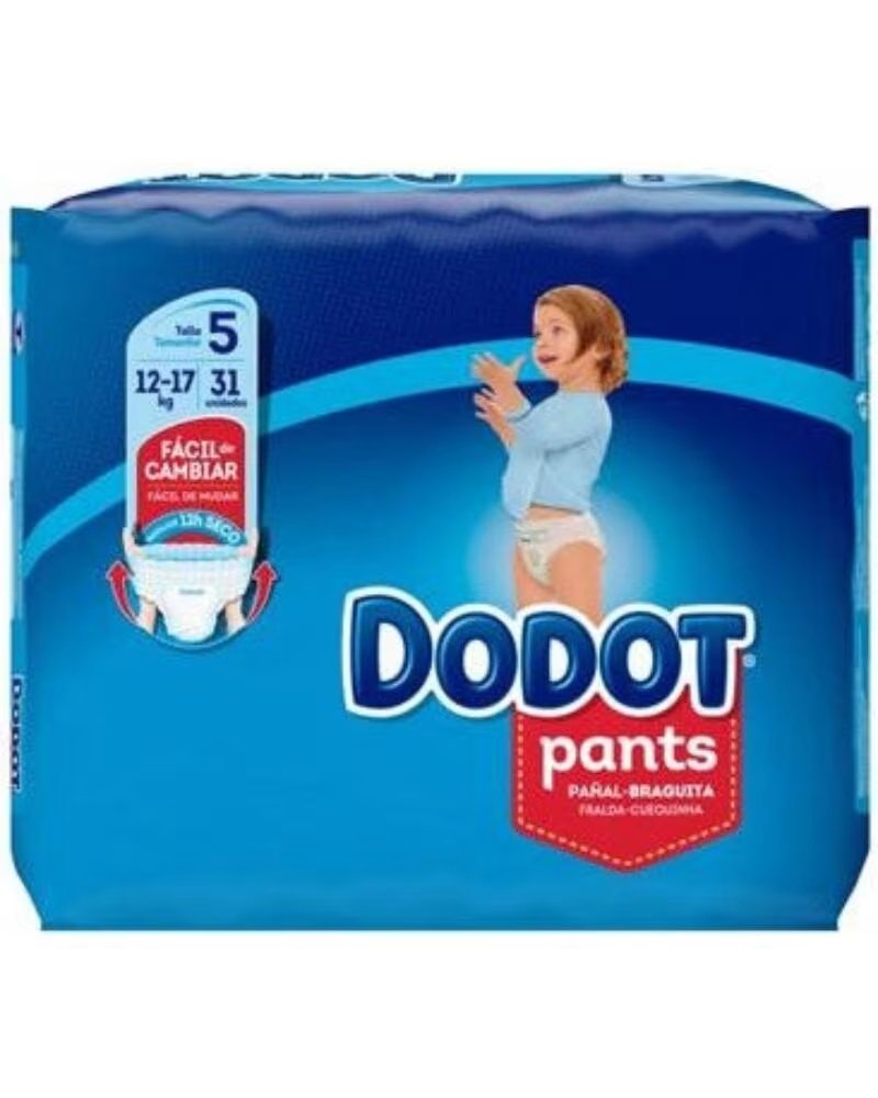 DODOT PANTS FRALDAS-CUECAS TAMANHO 4