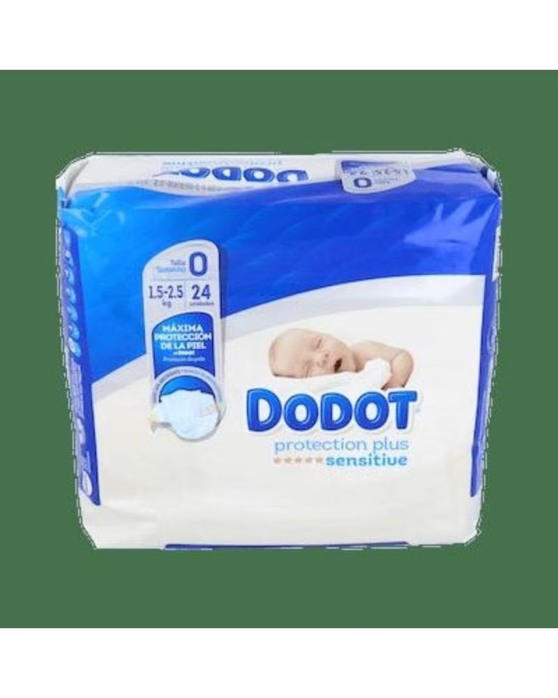 DODOT SENSITIVE T-0 FALDAS PARA BEBÉS PREMATUROS MENORES DE 3KG