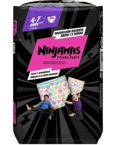 PAAL ROUPA INTERIOR ABSORVENTE NOTURNA PARA CRIANÇAS 4-7 ANOS