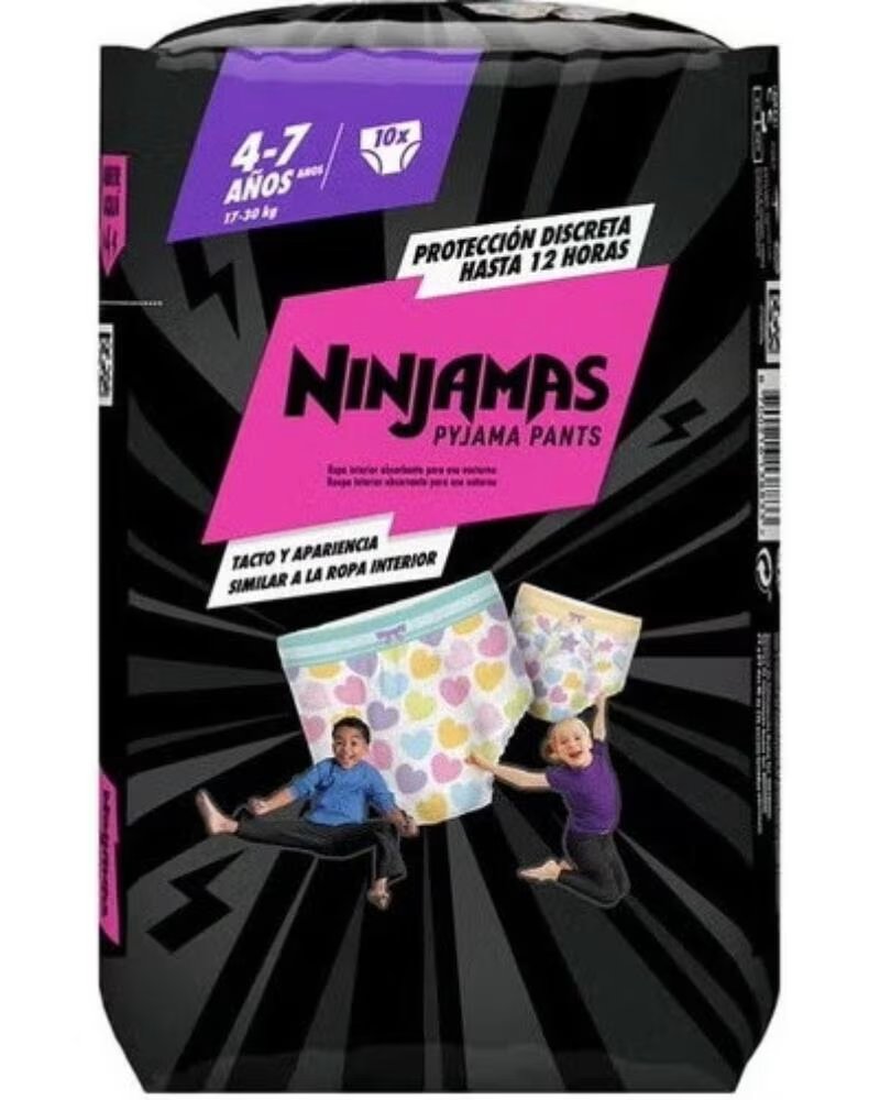 PAAL ROUPA INTERIOR ABSORVENTE NOTURNA PARA CRIANÇAS 4-7 ANOS