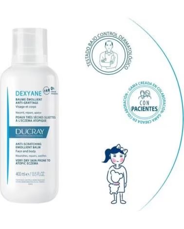DUCRAY DEXYANE BAUME ÉMOLLIENTS ANTI-GRATTAGE 400ML
