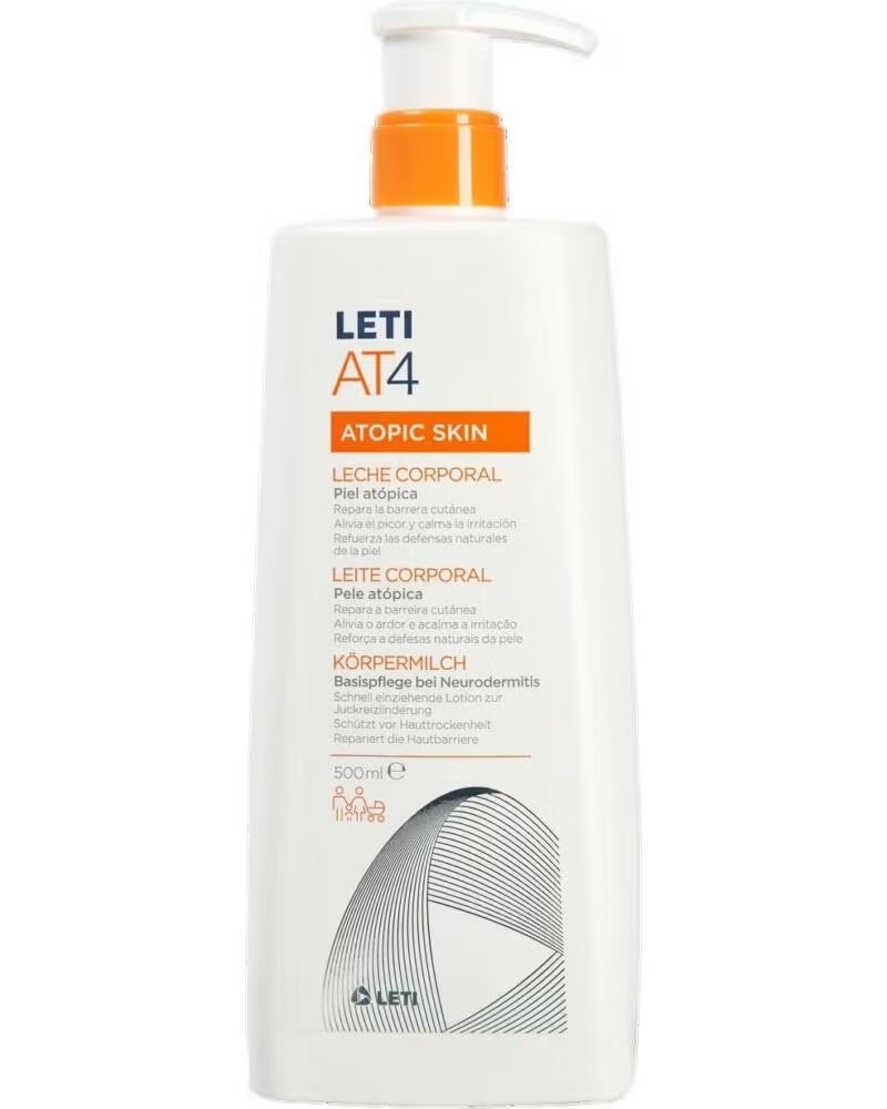 LETI AT4 LAIT CORPOREL PEAU ATOPIQUE 500ML