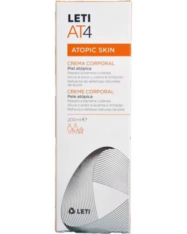 LETI AT4 BODY CREAM FOR DRY AND ATOPIC SKIN 200 ML