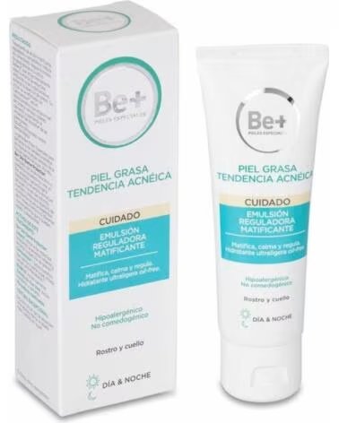 BE+ ÉMULSION RÉGULATRICE MATIFIANTE PEAU GRASSE À TENDANCE ACNÉIQUE