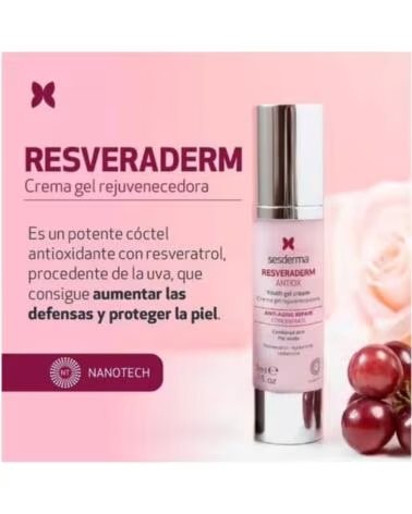 SESDERMA RESVERADERM ANTIOX CREMA GEL REJUVENECEDOR 50ML