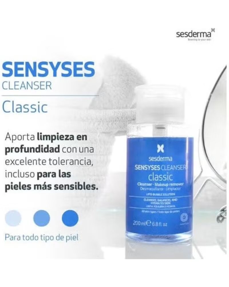 SESDERMA SENSYSES CLEANSER CLASSIC SOLUÇÃO AQUOSA DE LIMPEZA