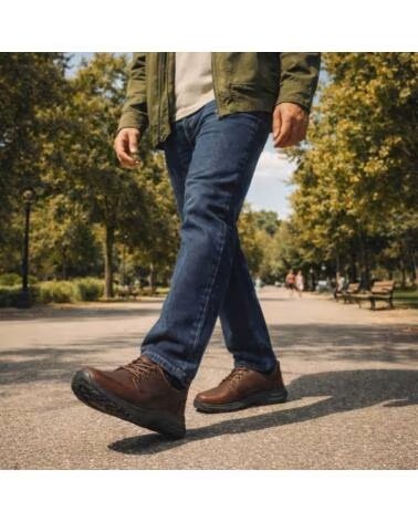 SKECHERS POLLARD-COLT SCARPE CASUAL UOMO MARRONE MARRON