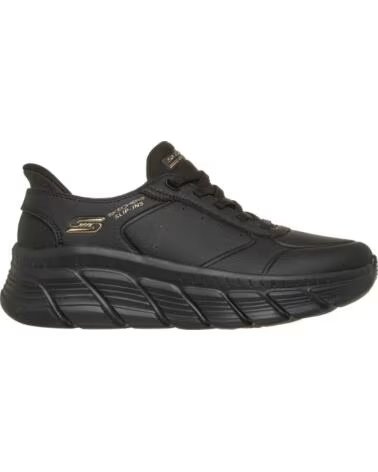 SKECHERS SLIP-INS BOBS B FLEX HI-WORKDAY NEGRO