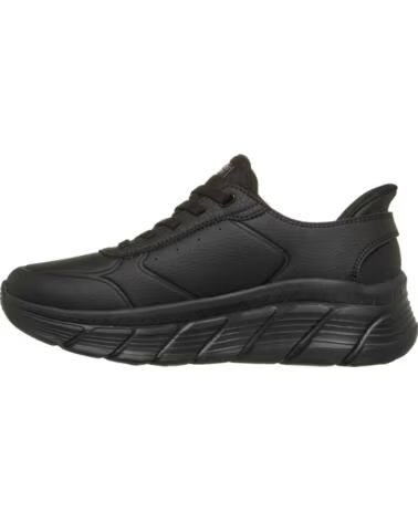 SKECHERS SLIP-INS BOBS B FLEX HI-WORKDAY NEGRO