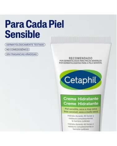 CETAPHIL MOISTURIZING CREAM 85G BODY LOTION FOR DRY AND SENSITIVE SKIN WITH NIACINAMIDE PANTHENOL AND SWEET ALMOND OIL