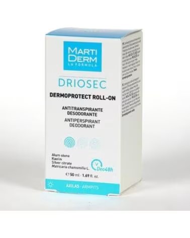 MARTIDERM DRIOSEC DERMOPROTECT DESODORIZANTE ANTITRANSPIRANTE ROLL-ON 50 ML