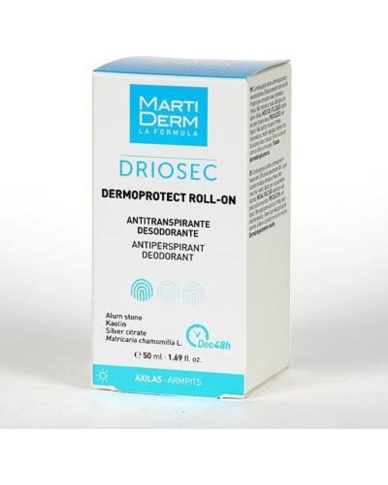 MARTIDERM DRIOSEC DERMOPROTECT DESODORIZANTE ANTITRANSPIRANTE ROLL-ON 50 ML