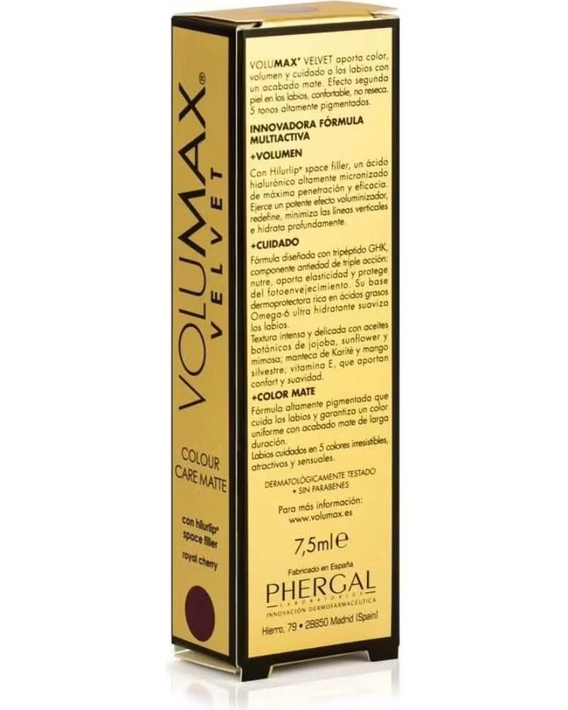 VOLUMAX VELVET COLOUR CARE MATTE CORAL RED 7,5 ML