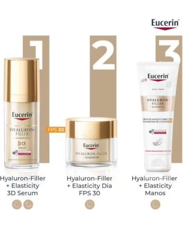 EUCERIN HYALURON-FILLER ELASTICITY CREME DE MÃOS ANTI-IDADE FPS 30 75 ML
