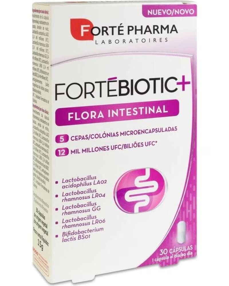 FORTEPHARMA FORTÉBIOTIC+ INTESTINAL FLORA 30 CAPSULES