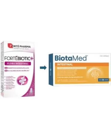 FORTEPHARMA FORTÉBIOTIC+ INTESTINAL FLORA 30 CAPSULES