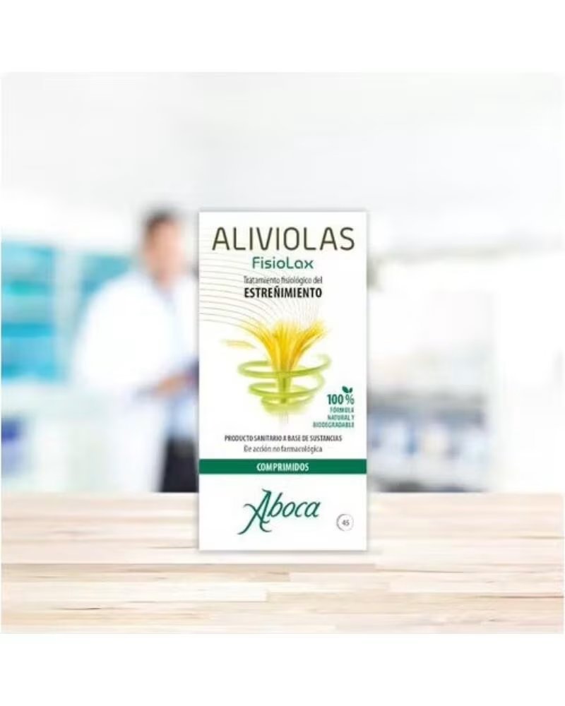 ALIVIOLAS FISIOLAX 45 TABLETS CONSTIPATION TREATMENT ABOCA