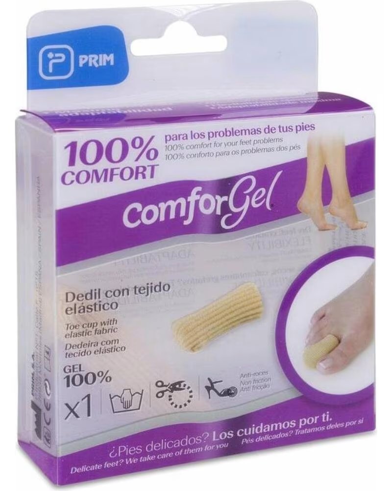 COMFORGEL GEL TOE CAP WITH ELASTIC FABRIC FOR PROTECTION
