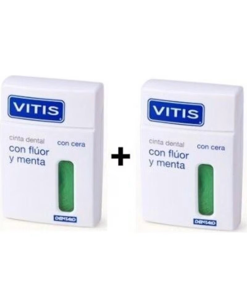 VITIS DENTAL TAPE WITH FLUORIDE AND MINT