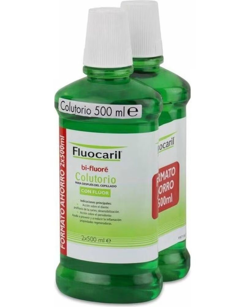FLUOCARIL BI-FLUORE COLUTÓRIO COM FLÚOR FORMATO POUPANÇA DUPLO 2X500 ML