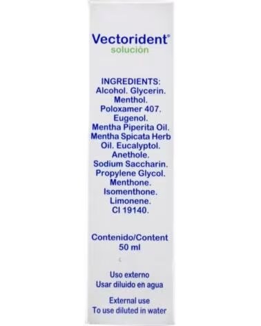 VECTORIDENT SOLUTION CONCENTRATED MOUTHWASH WITH NATURAL PLANT ESSENCES