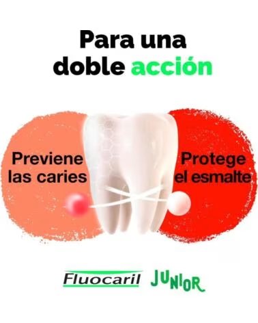 FLUOCARIL JUNIOR SABOR FRUTOS VERMELHOS PASTA DENTÍFRICA 75 ML