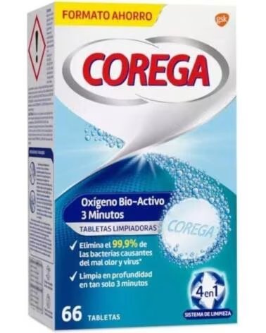 COREGA OXYGENE BIO ACTIF COMPRIMES NETTOYANTS