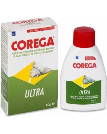 COREGA ULTRA HAFTPULVER FÜR ZAHNPROTHESEN ZINKFREI 50G