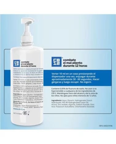 CB12 MOUTHWASH MINT 1000 ML