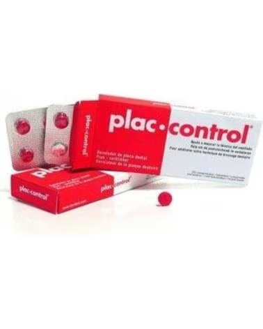 PLAC CONTROL DENTAL PLAQUE REVEALING TABLETS