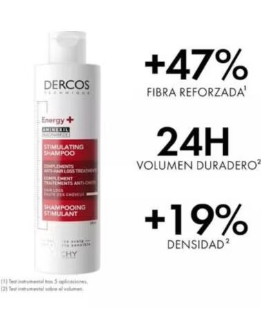 VICHY DERCOS TECHNIQUE ENERGY+ STIMULATING ANTI-HAIR LOSS SHAMPOO 400ML