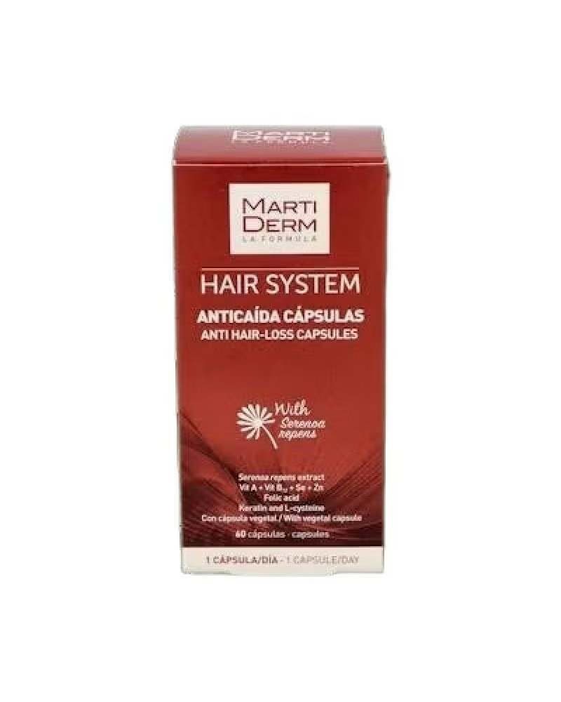MARTIDERM HAIR SYSTEM ANTIQUEDA 60 CÁPSULAS