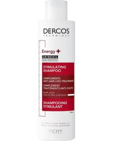 VICHY DERCOS ENERGY+ STIMULIERENDES ANTI-HAARAUSFALL-SHAMPOO MIT AMINEXIL UND NIACINAMID 200 ML