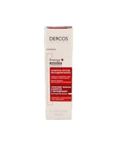 VICHY DERCOS ENERGY+ STIMULATING ANTI-HAIR LOSS SHAMPOO WITH AMINEXIL AND NIACINAMIDE 200 ML