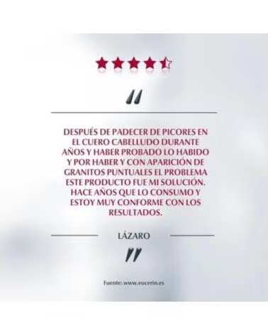 EUCERIN DERMOCAPILLAIRE CHAMPÔ UREIA 250ML