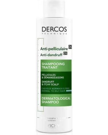 DERCOS ANTI-DANDRUFF DS SHAMPOO FOR NORMAL TO OILY HAIR