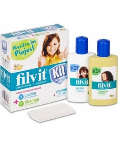 FILVIT ANTI-LICE KIT TOTAL TREATMENT LOTION AND SHAMPOO