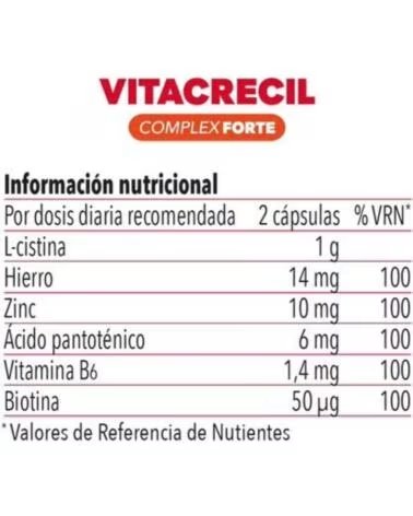 VITACRECIL COMPLEX FORTE HAIR AND NAILS DIETARY SUPPLEMENT 180 CAPSULES