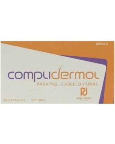 COMPLIDERMOL FOOD SUPPLEMENT HAIR SKIN AND NAILS 50 CAPSULES