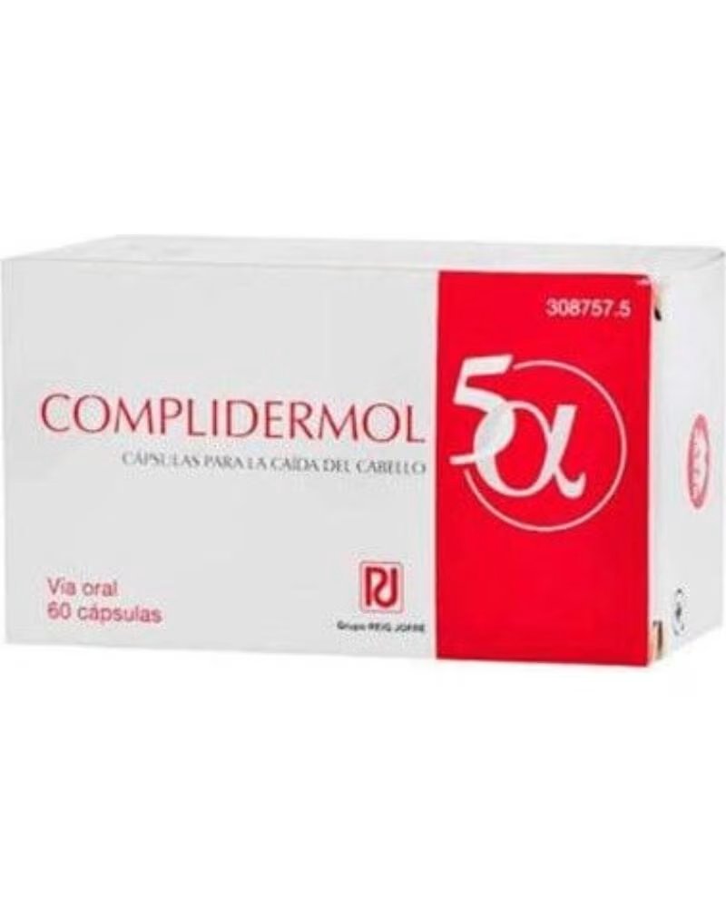COMPLIDERMOL 5ALFA 60 CAPSULES