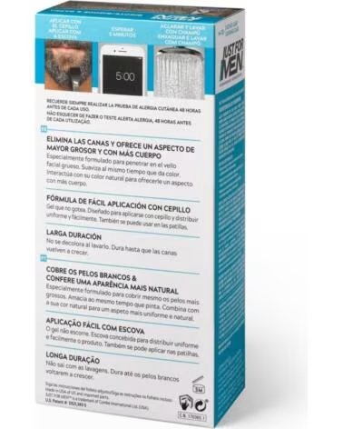 JUST FOR MEN GEL FÄRBUNG FÜR BART UND SCHNURRBART M-25 HELLBRAUN