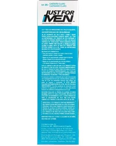JUST FOR MEN GEL FÄRBUNG FÜR BART UND SCHNURRBART M-25 HELLBRAUN